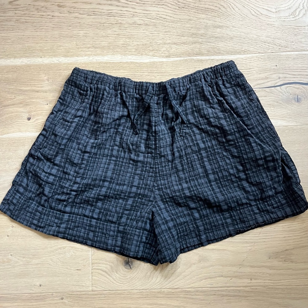 COS Black High Waist Shorts